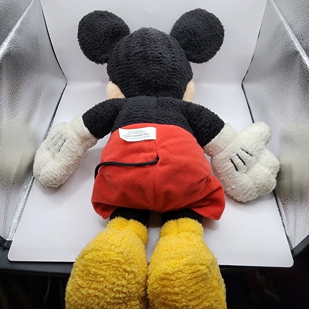 2001 Classic Mickey Mouse 18" Stuffed Plush Fisher-Price Mattel Vintage - Picture 3 of 7